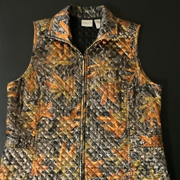 Chico's Jackets & Blazers - Chico’s Colorful/Gold Vest